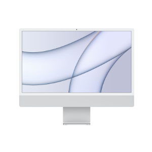 24-inch iMac: Apple M1 chip 8-core CPU, 8-core GPU/8GB/512GB – Silver (MGPD3B/A)